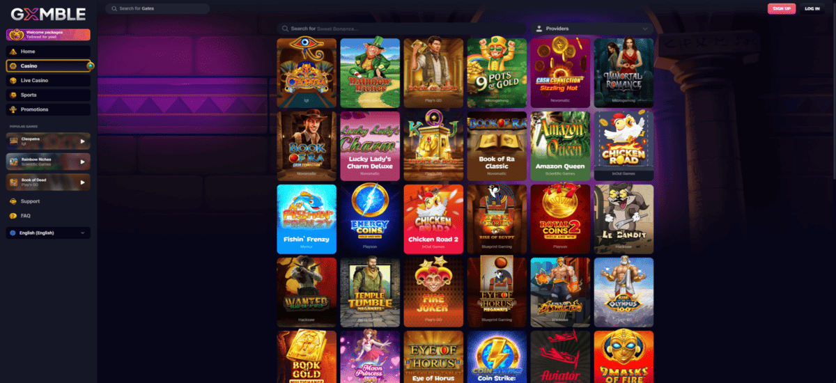 Gxmble Casino UK