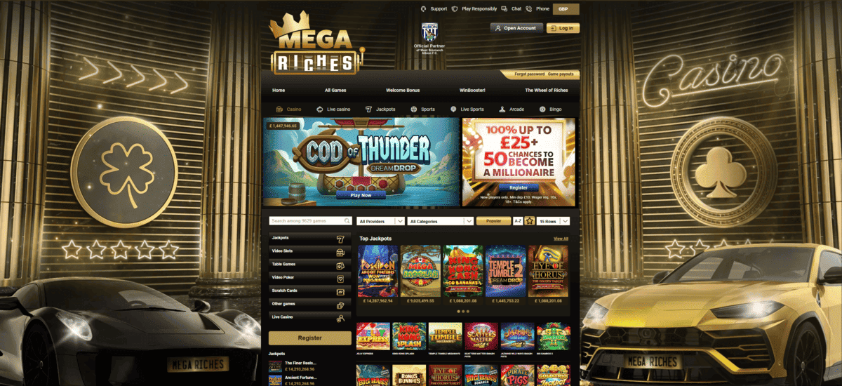 Mega Riches Casino UK